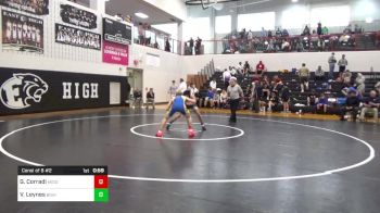 132 lbs Consi Of 8 #2 - Geno Corradi, Middletown vs Valor Leynes, Bishop McDevitt