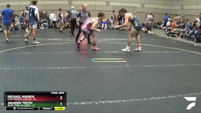 167 lbs Semis & 1st Wrestleback (8 Team) - Michael Mavros, Elite Athletic Club WE vs Graiden Troth, Beast Mode WA Green