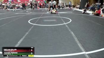 100 lbs Round 1 (6 Team) - Declan Keller, Kansas Mayhem vs Maysen Perkins, SlyFox Black
