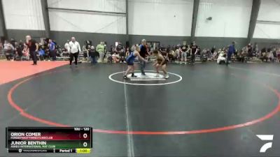 120 lbs Round 2 - Junior Benthin, Askeo International Mat Club vs Orion Comer, FordDynastyWrestlingClub