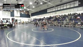 110 lbs 3rd Place Match - Olivia Valenzuela, Esperanza vs Alejandra Suarez, South Hills
