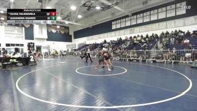 110 lbs 3rd Place Match - Olivia Valenzuela, Esperanza vs Alejandra Suarez, South Hills