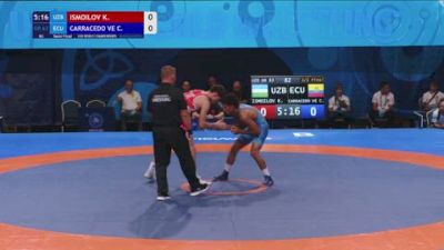 63 kg 1/2 Final - Kuvonchbek Ismoilov, Uzbekistan vs Clisman Carracedo Veliz, Ecuador