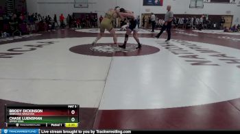 165 lbs Quarterfinal - Chase Luensman, Upper Iowa vs Brody Dickinson, Nebraska Wesleyan