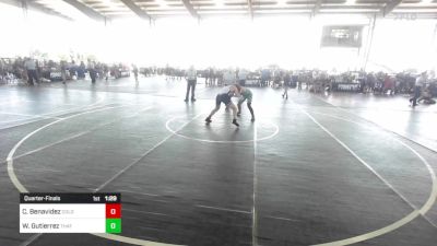 144 lbs Quarterfinal - Cam Benavidez, Colorado Bad Boys vs Waldo Gutierrez, Thatcher