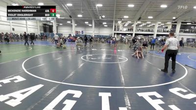 78 lbs Semifinal - Mckenzie Harshman, Ashland vs Violet Engleright, Maine Trappers WC