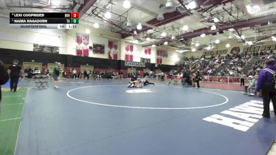 125 lbs Quarterfinal - Naima Hagadorn, Thousand Oaks vs Lexi Cooprider, Bonita