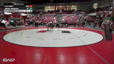 102 lbs Round Of 16 - Lyla Perry, Shawnee High School Girls vs Abigail Hniangha, Jay HS