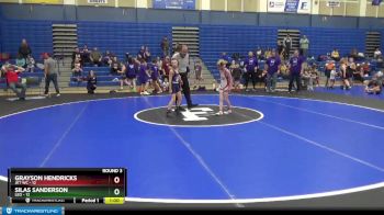 63 lbs Round 3 (4 Team) - Michael Woods, Leo vs Drake Landis, Jet WC