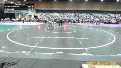 85 lbs Consi Of 8 #1 - Isaiah Gonzalez, SoCal Hammers vs Q Mulliner, Pahranagat Valley Youth Wrestling