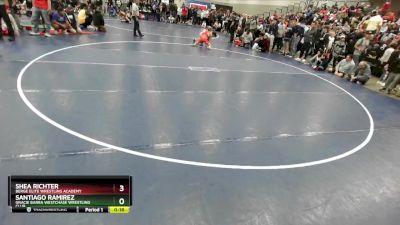 120 lbs 5th Place Match - Santiago Ramirez, Gracie Barra Westchase Wrestling Club vs Shea Richter, Berge Elite Wrestling Academy