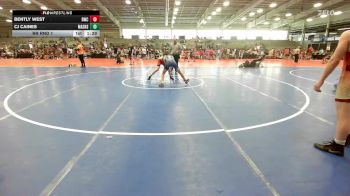 120 lbs Rr Rnd 1 - Bently West, Raider Wrestling Club vs CJ Caines, Mat Assassins