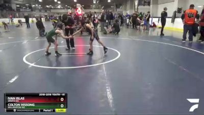 61 lbs Quarterfinal - Colton Hissong, Williamston WC vs Ivan Islas, Sparta WC