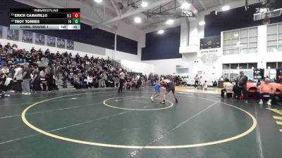 126 lbs Cons. Round 1 - Troy Torres, Fountain Valley vs Erick Camarillo, Elsinore