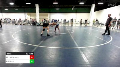 150 lbs Round Of 64 - Mikah Labuanan, HI vs Griffen Reid, PA