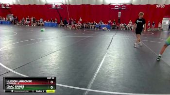 144 lbs Round 1 (6 Team) - Hudson Jablonski, Reedsburg vs Izaac Gaines, Geneseo Green