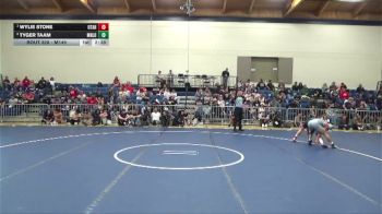 1st Place Match - Wylie Stone, UTAH TECH Men vs Tyger Taam, Menlo College Transition Men