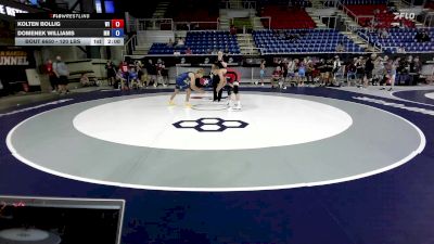 120 lbs Cons. Rd Of 64 - Kolten Bollig, WI vs Domenek Williams, MN