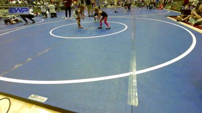 40-46 lbs Rr Rnd 1 - Charlotte Koenig, Panther Youth Wrestling-CPR vs Kyngzleigh Ballard, Team Conquer Wrestling