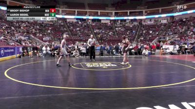 133 lbs First Round - Brody Bishop, Hickory vs Aaron Seidel, Northern Lebanon