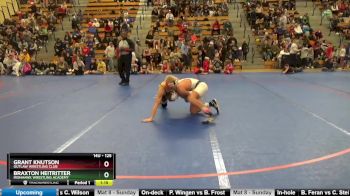 125 lbs Round 2 - Grant Knutson, Outlaw Wrestling Club vs Braxton Heitritter, Ironhawk Wrestling Academy