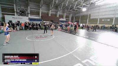110 lbs Quarterfinal - Angelina Ruiz, Defiant Wrestling Club vs Andelynn Stephensen, JWC Girls