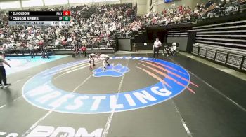 4A 106 lbs Cons. Round 3 - Carson Spires, Deseret Peak vs Eli Olson, Park City