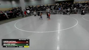 71 lbs Semifinal - Carter Matthias, Nebraska Wrestling Academy vs Benjamin Ahedo, Pursuit Wrestling Minnesota