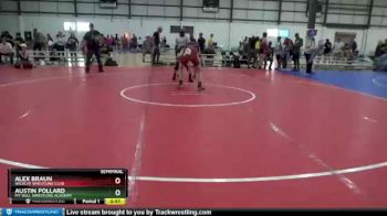 126 lbs Semifinal - Alex Braun, WILDCAT WRESTLING CLUB vs Austin Pollard, Pit Bull Wrestling Academy