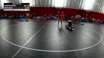 126 lbs Round 1 (8 Team) - Krish Sahu, Grayslake Central vs Landynn Miller, Mauston