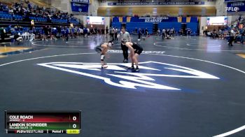 138 lbs Round 2 - Landon Schneider, Millard South vs Cole Roach, Amherst