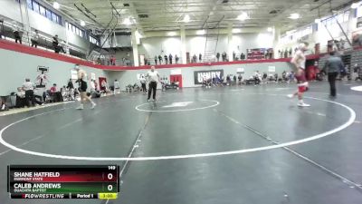 149 lbs Cons. Round 2 - Shane Hatfield, Fairmont State vs Caleb Andrews, Ouachita Baptist