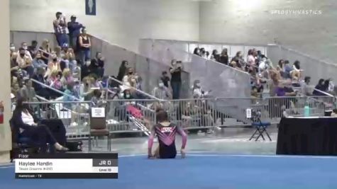 Haylee Hardin - Floor, Texas Dreams #450 - 2021 USA Gymnastics Development Program National Championships