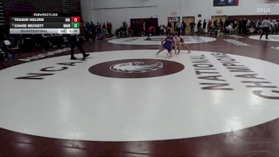 133 lbs Quarterfinal - Teague Holzer, UW - La Crosse vs Chase Beckett, Minnesota State Mankato