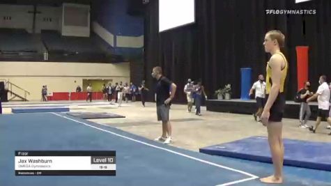 Jax Washburn - Floor, OMEGA Gymnastics - 2021 USA Gymnastics Development Program National Championships