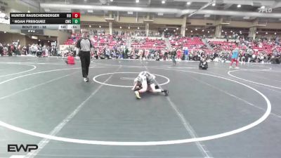 58 lbs Semifinal - Noah Fresquez, Cowboy Wrestling Club vs Hunter Rauschenberger, Ridge