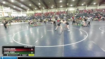 150 lbs Cons. Round 5 - Mason Grow, Bruin Wrestling Club vs Madix Jones, Bonneville Wrestling Club