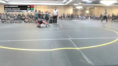 120 lbs Consi Of 32 #2 - Alex Rodriguez, Silverback WC vs Michael Kowalski, Sanderson Wr Ac