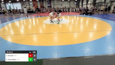 145 lbs Rr Rnd 3 - Trevin Arnold, Buffalo Wrestling Club vs Cameron Cannaday, Upstate Uprising