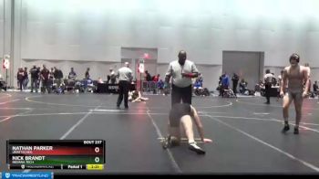 184 lbs Champ. Round 2 - Nathan Parker, Unattached vs Nick Brandt, Indiana Tech