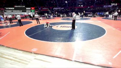 2A 165 lbs Cons. Round 2 - AJ Demos, Mahomet (M.-Seymour) vs Tommy Tomasello, Crystal Lake (Central)