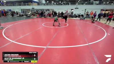 85 lbs Quarterfinal - Jacob Crocker, Great Neck Wrestling Club vs Scottie Bogenrief Jr, Prince George