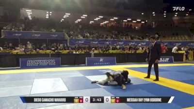 Messiah Ray Lynn Osborne vs Diego Camacho Navarro 2026 Pan Kids Jiu-Jitsu IBJJF Championship