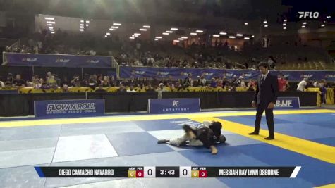 Messiah Ray Lynn Osborne vs Diego Camacho Navarro 2026 Pan Kids Jiu-Jitsu IBJJF Championship