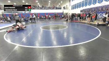 132 lbs Champ. Round 1 - Aidan Weaver, Pocatello vs Brandon Felix, Post Falls