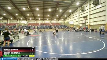 80 lbs Round 5 (6 Team) - Sophia Contreras, Idaho vs Phoebe Tolman, Utah Gold