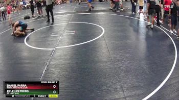 128 lbs Cons. Round 2 - Daniel Parra, Rebel Wrestling Club vs Kyle Holtberg, St. Mary`s HS