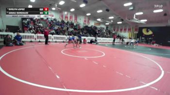 120 lbs 5th Place Match - Evelyn Lopez, Hamilton Anza vs Janali Gonzalez, Highland (Bakersfield)