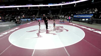 94 lbs Cons. Round 3 - Paisley McDonald, Northern Adirondack/Beekmantown vs Zoey Hernandez, Rocky Point