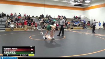 JV Boys-5 lbs Round 2 - Caden Groth, Cedar Rapids Kennedy vs Forrest Weger, Cedar Rapids Kennedy